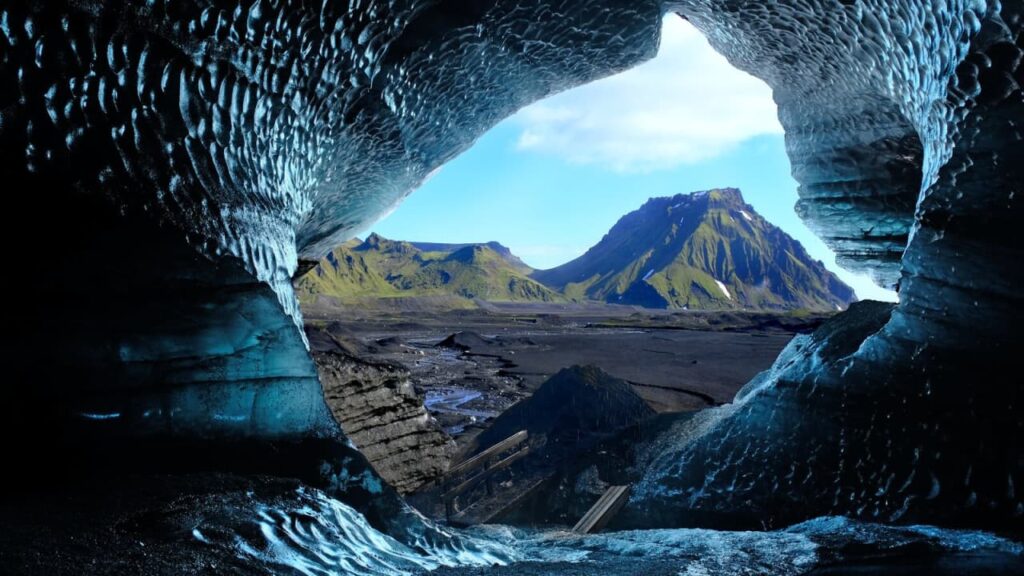 Myrdalsjokull Glacier, Iceland