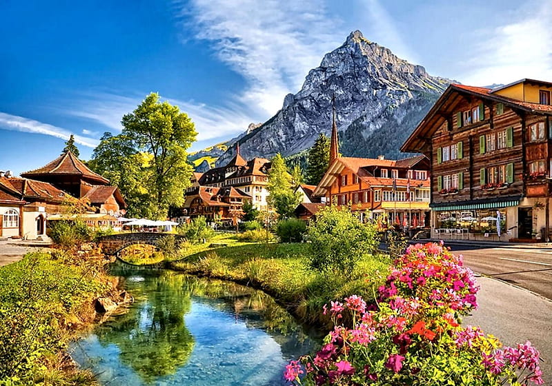 คันเดอร์ชเตค (Kandersteg) ที่เที่ยวใบไม้เปลี่ยนสีในสวิตเซอร์แลนด์
