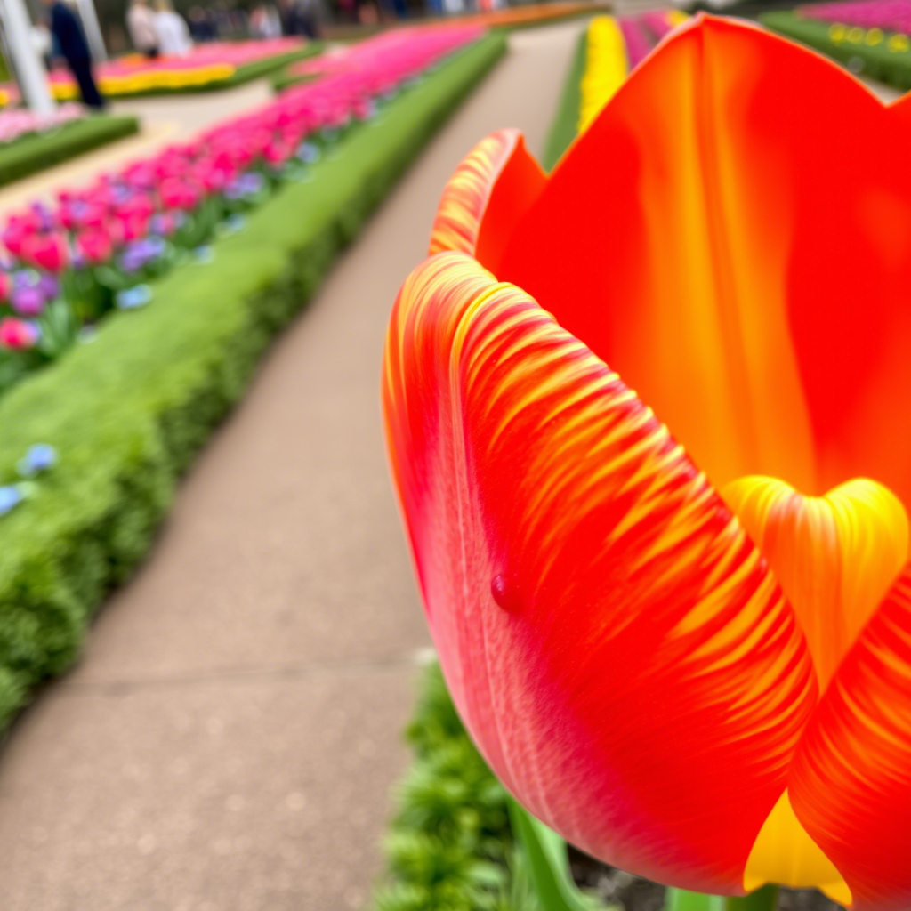 สวนเคอเคนฮอฟ, Keukenhof, ดอกทิวลิป, เนเธอร์แลนด์, สวนดอกไม้, ท่องเที่ยวธรรมชาติ, วัฒนธรรมดัตช์