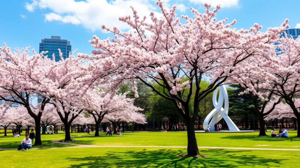 Sakura in Moerenuma Park