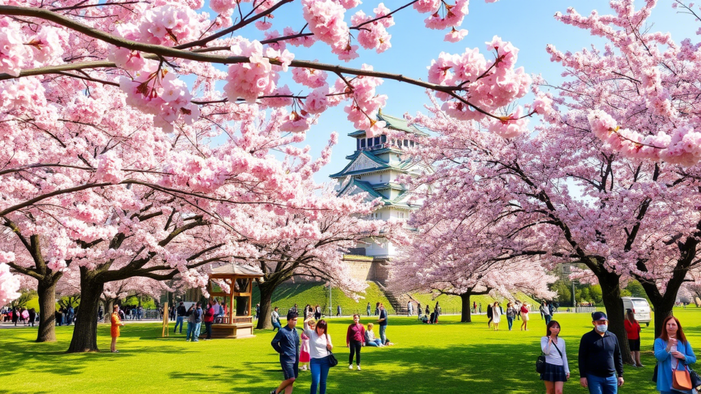 Sakura in Osaka Castle Park