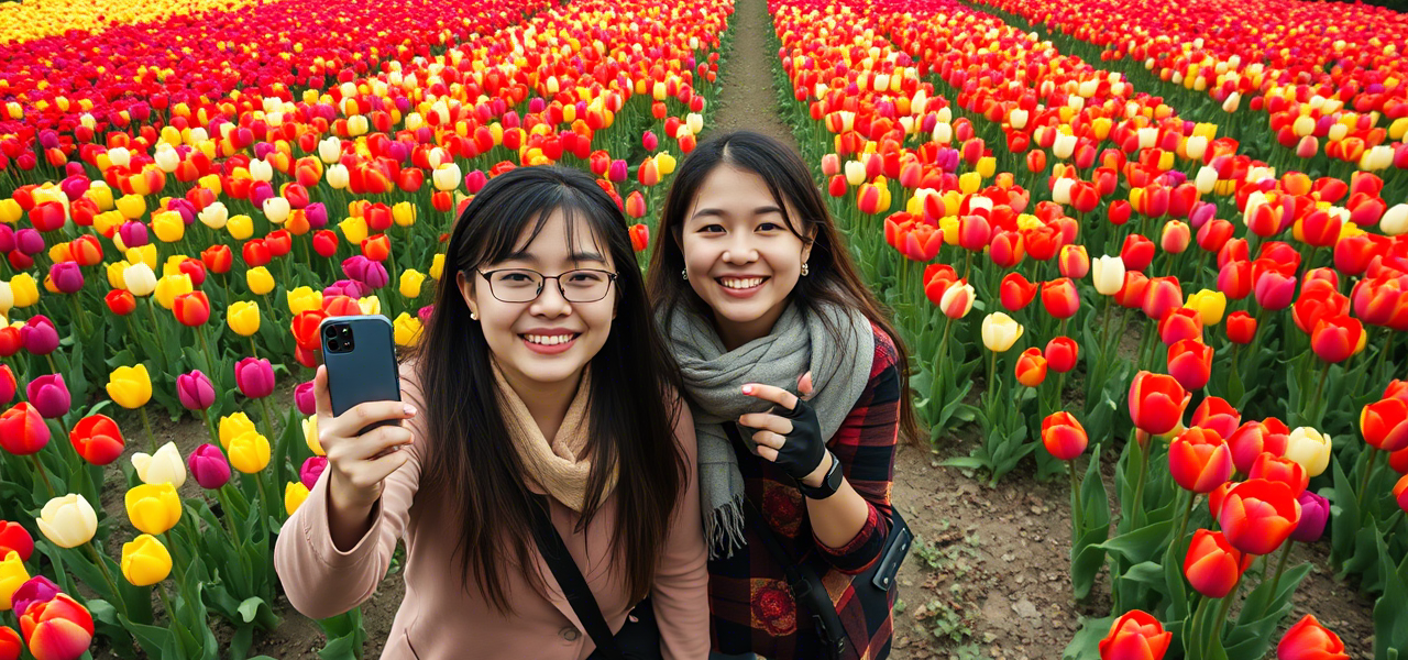 สวนเคอเคนฮอฟสวน Keukenhof, ดอกทิวลิป, เนเธอร์แลนด์, สวนดอกไม้, ท่องเที่ยวธรรมชาติ, วัฒนธรรมดัตช์