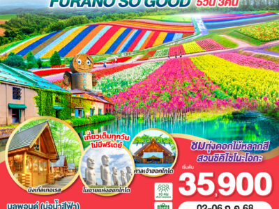 HOKKAIDO OTARU FURANO SO GOOD 5D 3N โดยสายการบินแอร์เอเชีย เอ็กซ์ [XJ]